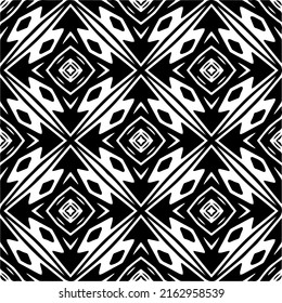 Fondo abstracto con patrón blanco y negro. Muestra de vector geométrico única. Perfecto para el fondo del sitio, papel envolvente, papel tapiz, textil y diseño de superficie. 