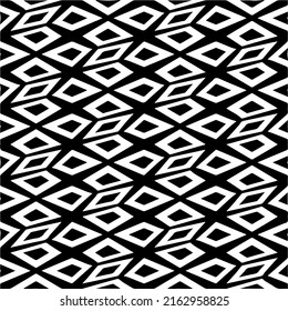 Abstract background with black and white pattern. Unique geometric vector swatch. Perfect for site backdrop, wrapping paper, wallpaper, textile and surface design. 