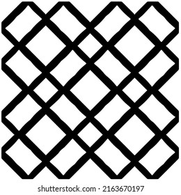 Abstract background with black and white pattern. Unique geometric vector swatch. Perfect for site backdrop, wrapping paper, wallpaper, textile and surface design. 