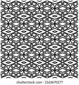 Abstract background with black and white pattern. Unique geometric vector swatch. Perfect for site backdrop, wrapping paper, wallpaper, textile and surface design. 