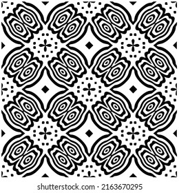 Abstract background with black and white pattern. Unique geometric vector swatch. Perfect for site backdrop, wrapping paper, wallpaper, textile and surface design. 