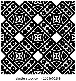 Abstract background with black and white pattern. Unique geometric vector swatch. Perfect for site backdrop, wrapping paper, wallpaper, textile and surface design. 