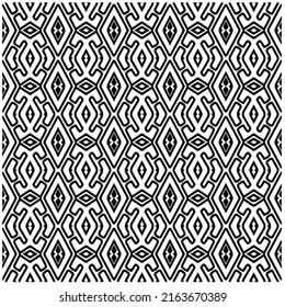 Abstract background with black and white pattern. Unique geometric vector swatch. Perfect for site backdrop, wrapping paper, wallpaper, textile and surface design. 