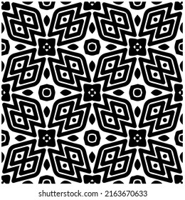 Abstract background with black and white pattern. Unique geometric vector swatch. Perfect for site backdrop, wrapping paper, wallpaper, textile and surface design. 