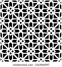 Abstract background with black and white pattern. Unique geometric vector swatch. Perfect for site backdrop, wrapping paper, wallpaper, textile and surface design. 
