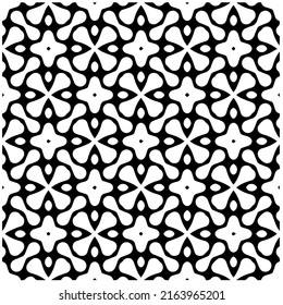 Abstract background with black and white pattern. Unique geometric vector swatch. Perfect for site backdrop, wrapping paper, wallpaper, textile and surface design. 
