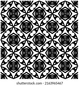 Abstract background with black and white pattern. Unique geometric vector swatch. Perfect for site backdrop, wrapping paper, wallpaper, textile and surface design. 
