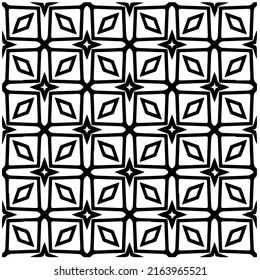 Abstract background with black and white pattern. Unique geometric vector swatch. Perfect for site backdrop, wrapping paper, wallpaper, textile and surface design. 
