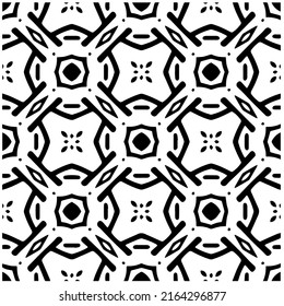 Abstract background with black and white pattern. Unique geometric vector swatch. Perfect for site backdrop, wrapping paper, wallpaper, textile and surface design. 