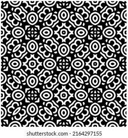 Abstract background with black and white pattern. Unique geometric vector swatch. Perfect for site backdrop, wrapping paper, wallpaper, textile and surface design. 