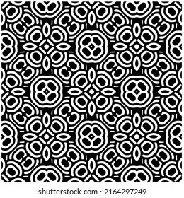 Abstract background with black and white pattern. Unique geometric vector swatch. Perfect for site backdrop, wrapping paper, wallpaper, textile and surface design. 