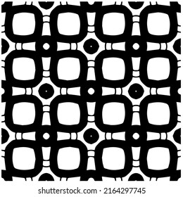 Abstract background with black and white pattern. Unique geometric vector swatch. Perfect for site backdrop, wrapping paper, wallpaper, textile and surface design. 