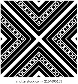 Abstract background with black and white pattern. Unique geometric vector swatch. Perfect for site backdrop, wrapping paper, wallpaper, textile and surface design. 