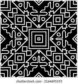 Abstract background with black and white pattern. Unique geometric vector swatch. Perfect for site backdrop, wrapping paper, wallpaper, textile and surface design. 