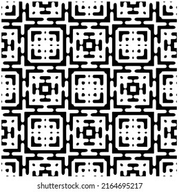 Fondo abstracto con patrón blanco y negro. Muestra de vector geométrico única. Perfecto para el fondo del sitio, papel envolvente, papel tapiz, textil y diseño de superficie. 