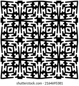 Abstract background with black and white pattern. Unique geometric vector swatch. Perfect for site backdrop, wrapping paper, wallpaper, textile and surface design. 