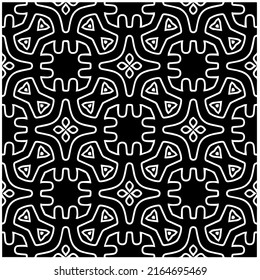Abstract background with black and white pattern. Unique geometric vector swatch. Perfect for site backdrop, wrapping paper, wallpaper, textile and surface design. 