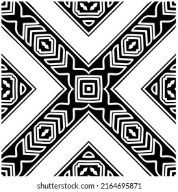 Abstract background with black and white pattern. Unique geometric vector swatch. Perfect for site backdrop, wrapping paper, wallpaper, textile and surface design. 