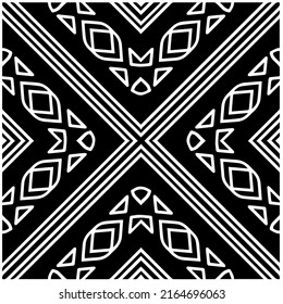 Abstract background with black and white pattern. Unique geometric vector swatch. Perfect for site backdrop, wrapping paper, wallpaper, textile and surface design. 