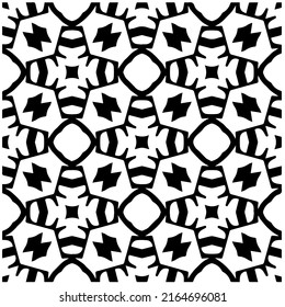 Abstract background with black and white pattern. Unique geometric vector swatch. Perfect for site backdrop, wrapping paper, wallpaper, textile and surface design. 