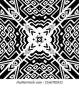 Abstract background with black and white pattern. Unique geometric vector swatch. Perfect for site backdrop, wrapping paper, wallpaper, textile and surface design. 