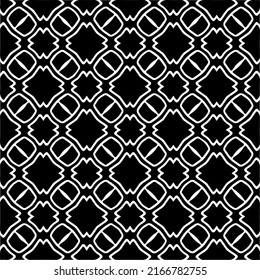 Abstract background with black and white pattern. Unique geometric vector swatch. Perfect for site backdrop, wrapping paper, wallpaper, textile and surface design. 