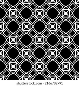 Abstract background with black and white pattern. Unique geometric vector swatch. Perfect for site backdrop, wrapping paper, wallpaper, textile and surface design. 