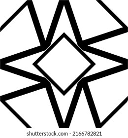 Abstract background with black and white pattern. Unique geometric vector swatch. Perfect for site backdrop, wrapping paper, wallpaper, textile and surface design. 