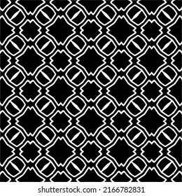 Abstract background with black and white pattern. Unique geometric vector swatch. Perfect for site backdrop, wrapping paper, wallpaper, textile and surface design. 