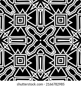 Abstract background with black and white pattern. Unique geometric vector swatch. Perfect for site backdrop, wrapping paper, wallpaper, textile and surface design. 