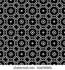 Abstract background with black and white pattern. Unique geometric vector swatch. Perfect for site backdrop, wrapping paper, wallpaper, textile and surface design. 