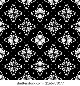 Abstract background with black and white pattern. Unique geometric vector swatch. Perfect for site backdrop, wrapping paper, wallpaper, textile and surface design. 