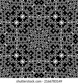 Abstract background with black and white pattern. Unique geometric vector swatch. Perfect for site backdrop, wrapping paper, wallpaper, textile and surface design. 