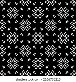 Abstract background with black and white pattern. Unique geometric vector swatch. Perfect for site backdrop, wrapping paper, wallpaper, textile and surface design. 