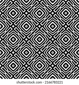 Abstract background with black and white pattern. Unique geometric vector swatch. Perfect for site backdrop, wrapping paper, wallpaper, textile and surface design. 