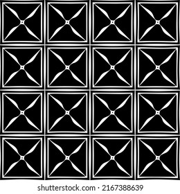 
Abstract background with black and white pattern. Unique geometric vector swatch. Perfect for site backdrop, wrapping paper, wallpaper, textile and surface design. 
