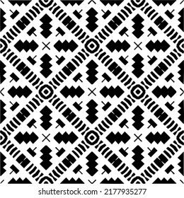Abstract background with black and white pattern. Unique geometric vector swatch. Perfect for site backdrop, wrapping paper, wallpaper, textile and surface design. 