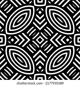 Abstract background with black and white pattern. Unique geometric vector swatch. Perfect for site backdrop, wrapping paper, wallpaper, textile and surface design. 