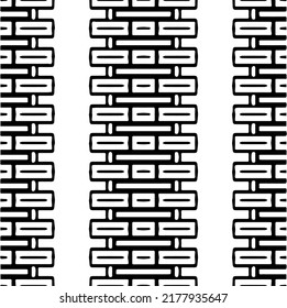 Abstract background with black and white pattern. Unique geometric vector swatch. Perfect for site backdrop, wrapping paper, wallpaper, textile and surface design. 
