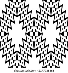 Abstract background with black and white pattern. Unique geometric vector swatch. Perfect for site backdrop, wrapping paper, wallpaper, textile and surface design. 
