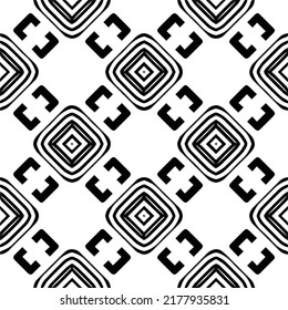 Abstract background with black and white pattern. Unique geometric vector swatch. Perfect for site backdrop, wrapping paper, wallpaper, textile and surface design. 