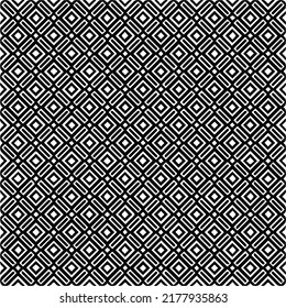 Abstract background with black and white pattern. Unique geometric vector swatch. Perfect for site backdrop, wrapping paper, wallpaper, textile and surface design. 