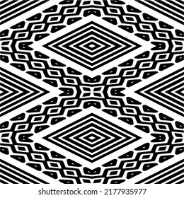 Abstract background with black and white pattern. Unique geometric vector swatch. Perfect for site backdrop, wrapping paper, wallpaper, textile and surface design. 
