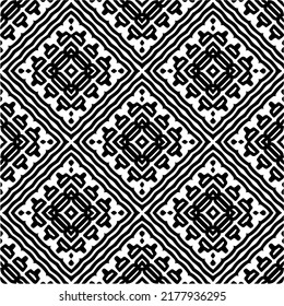 Abstract background with black and white pattern. Unique geometric vector swatch. Perfect for site backdrop, wrapping paper, wallpaper, textile and surface design. 
