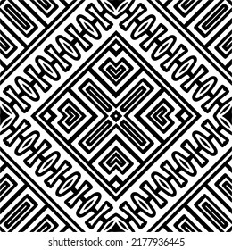 Abstract background with black and white pattern. Unique geometric vector swatch. Perfect for site backdrop, wrapping paper, wallpaper, textile and surface design. 
