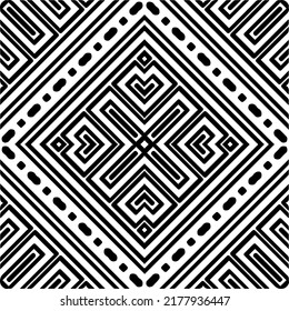 Abstract background with black and white pattern. Unique geometric vector swatch. Perfect for site backdrop, wrapping paper, wallpaper, textile and surface design. 
