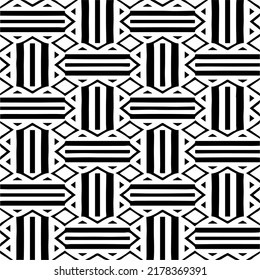 Abstract background with black and white pattern. Unique geometric vector swatch. Perfect for site backdrop, wrapping paper, wallpaper, textile and surface design. 