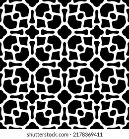Fondo abstracto con patrón blanco y negro. Muestra de vector geométrico única. Perfecto para el fondo del sitio, papel envolvente, papel tapiz, textil y diseño de superficie. 