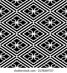 Abstract background with black and white pattern. Unique geometric vector swatch. Perfect for site backdrop, wrapping paper, wallpaper, textile and surface design. 