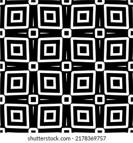 Abstract background with black and white pattern. Unique geometric vector swatch. Perfect for site backdrop, wrapping paper, wallpaper, textile and surface design. 